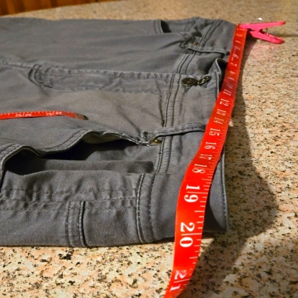 Bandolinoblu Crop length Pants Olive color 5 Pockets Women size 20W - Picture 11 of 15